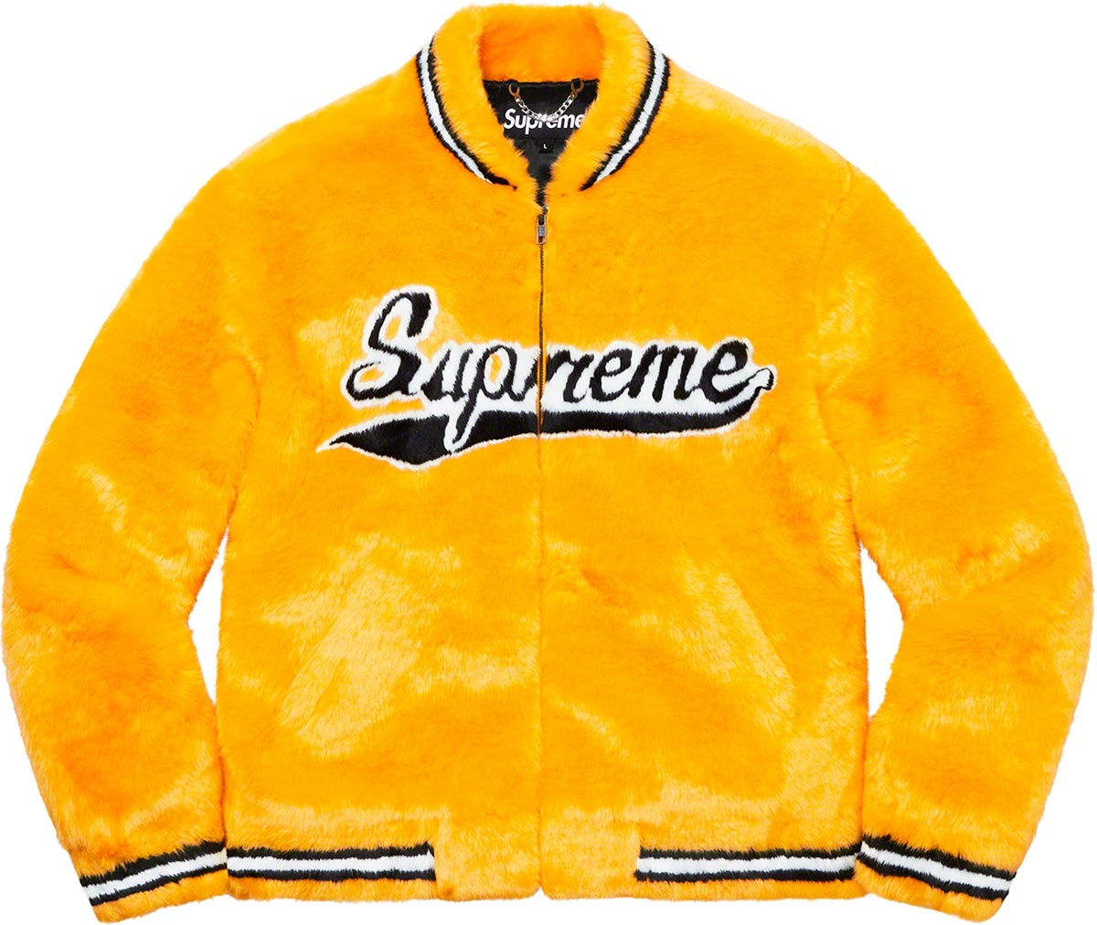 Faux Fur Varsity Jacket view 13